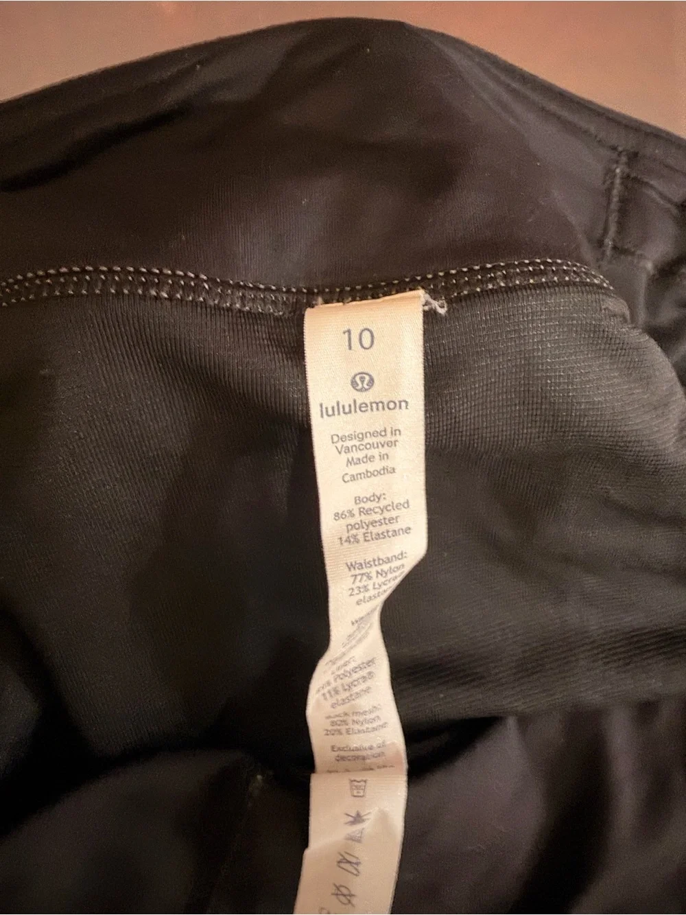 lululemon athletica Black and Heathered Gray Women's Performance Shorts